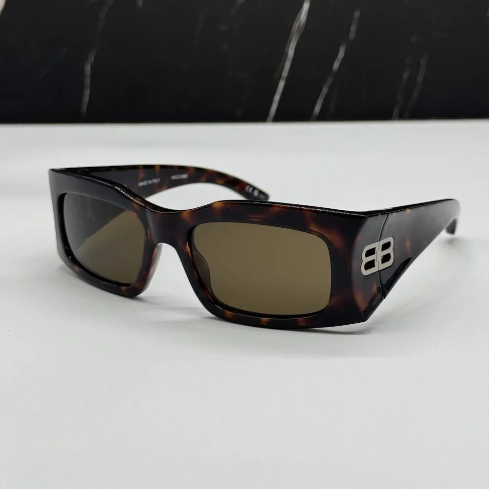 NEW BALENCIAGA SUNGLASSES HAVANA UNISEX EYEWEAR BALENCIAGA BB0291S 003
